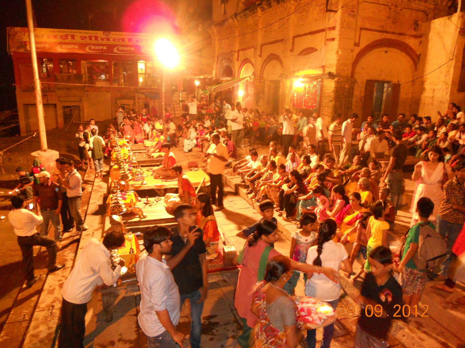 Varanasi evening Ganga Aarti